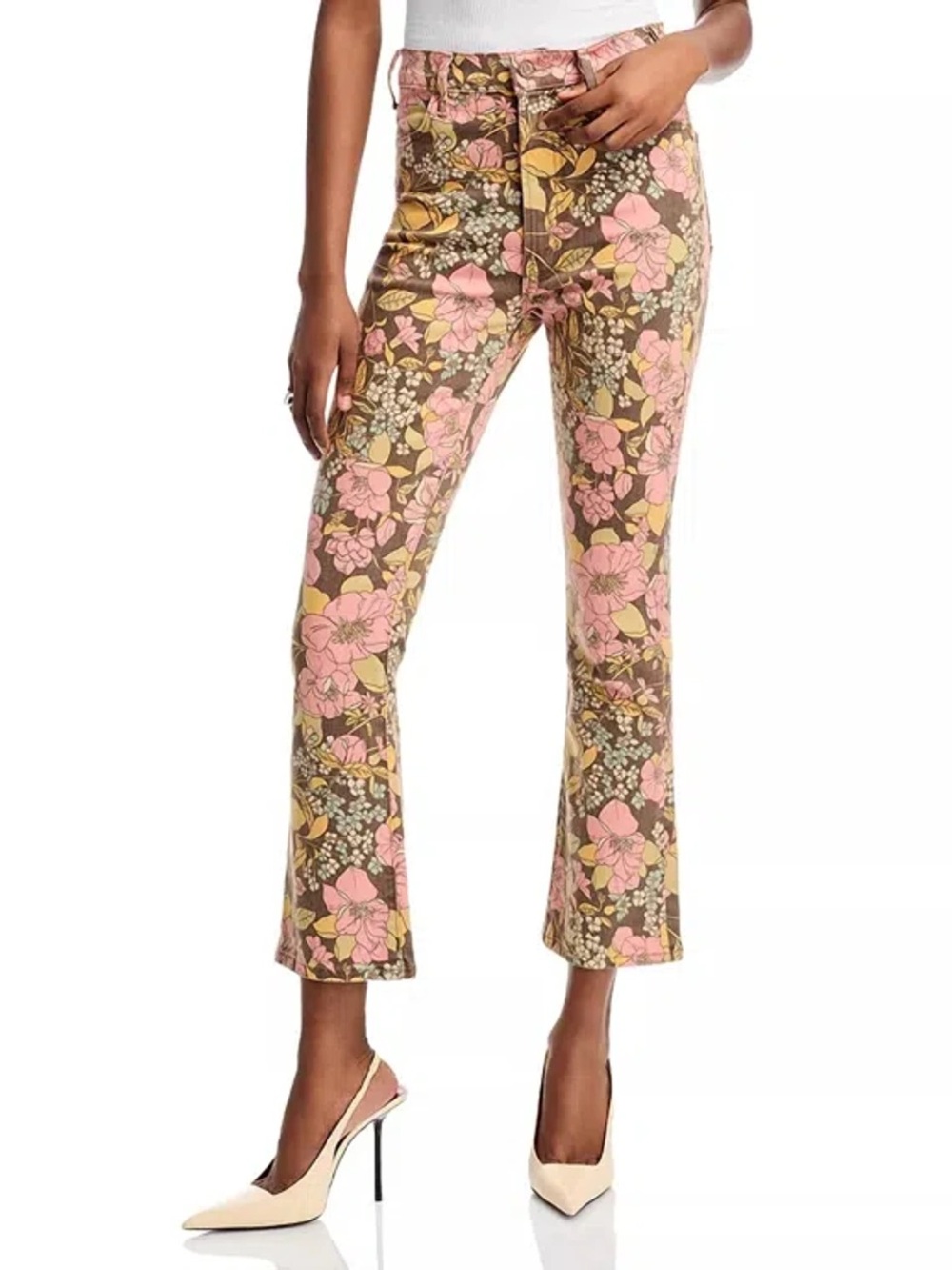 MOTHER Floral Hustler Ankle Pants - Picture 6 of 6